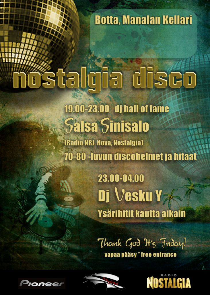 NOSTALGIA DISCO – Botta